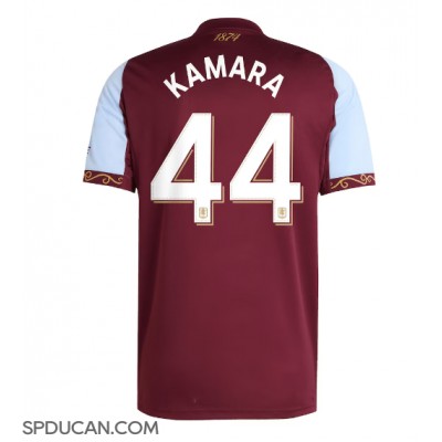 Muški Nogometni Dres Aston Villa Boubacar Kamara #44 Domaci 2025-26 Kratak Rukav Muški Nogometni Dres Aston Villa Boubacar Kamara #44 Domaci 2025-26 Kratak Rukav